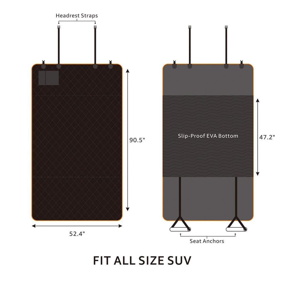 iBuddy cargo liner, protection des cotes et de linterieur du SUV