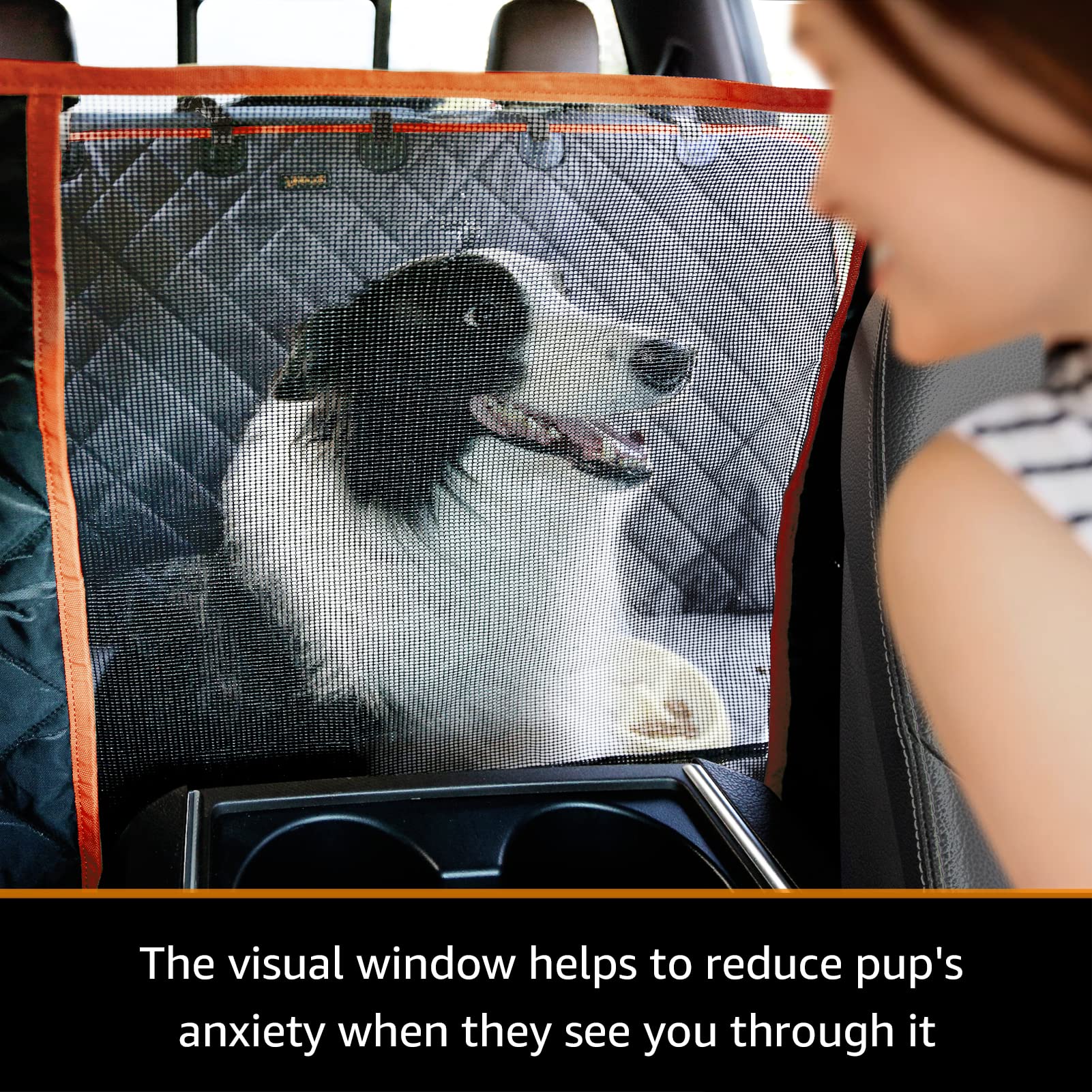iBuddy couverture-chien-arriere-vehicule: couverture complète pour sol et dossiers.