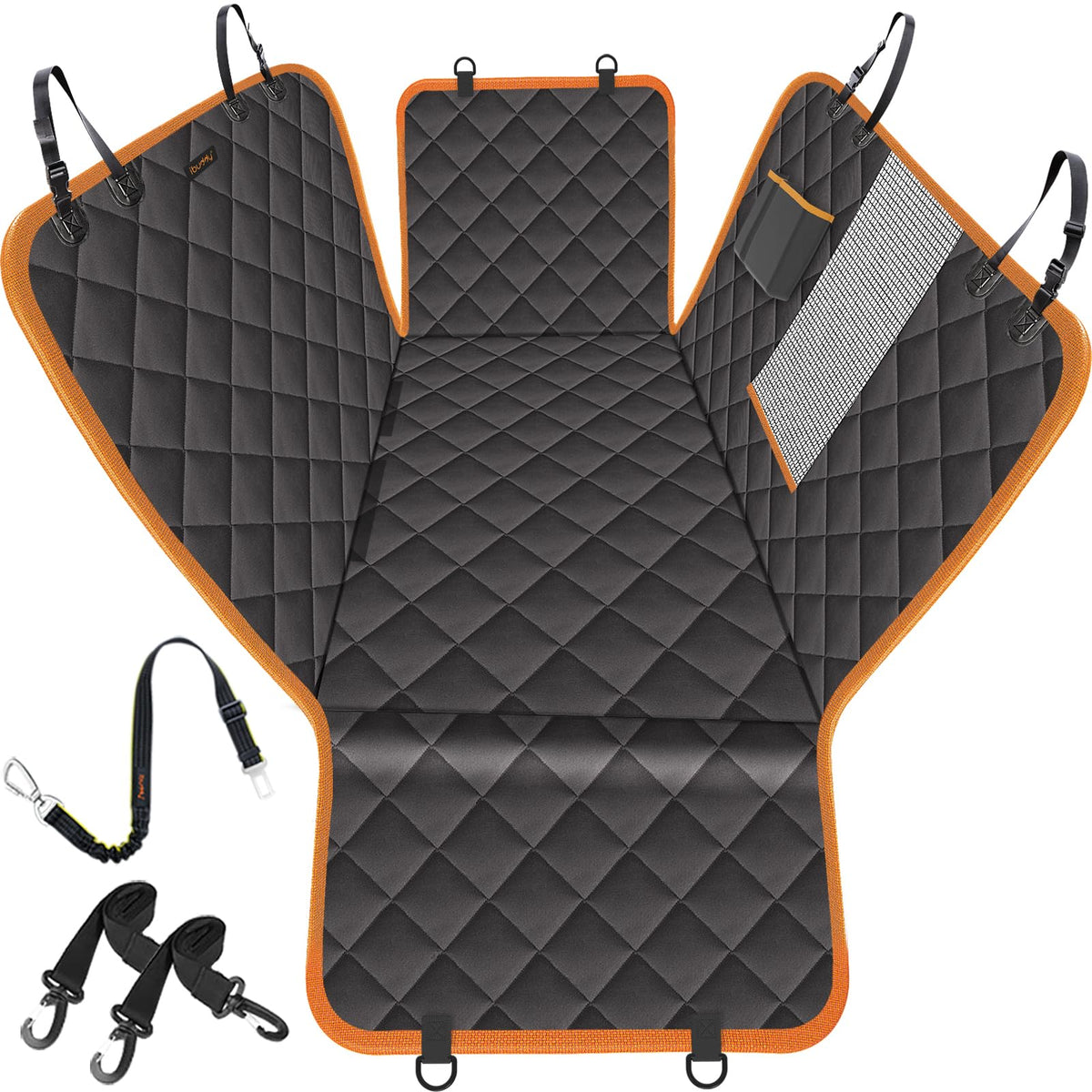 ibuddy couvre-siège arrière imperméable, protège cuir et moquette et facilite le nettoyage.