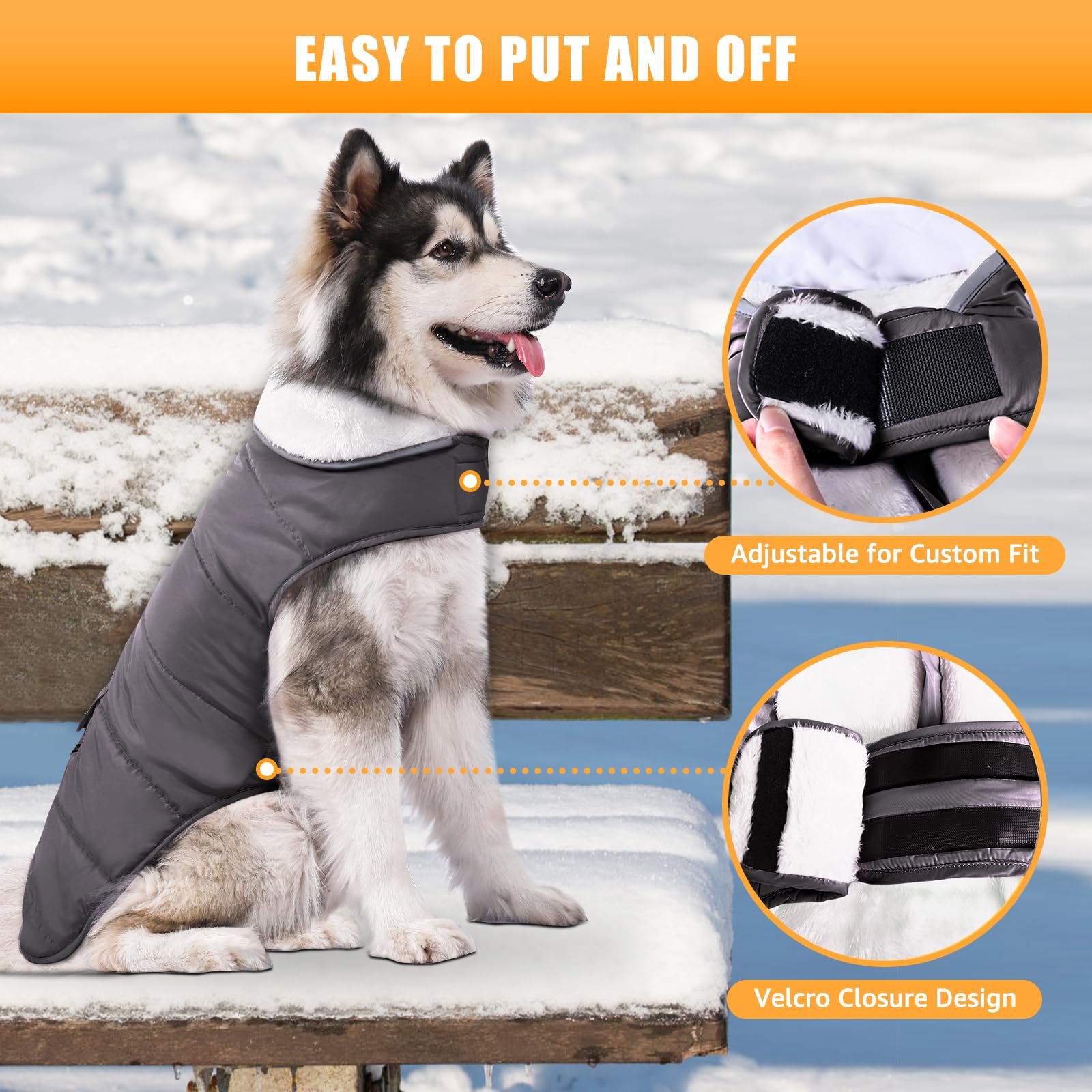 Veste réfléchissante iBuddy 3XL pour promenades nocturnes plus sûres.