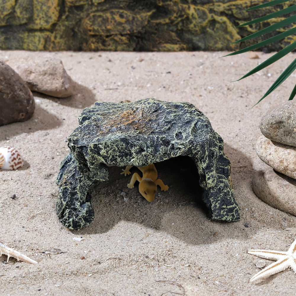 IBWell Base Grotte Reptile, stabilité renforcée dans le terrarium.