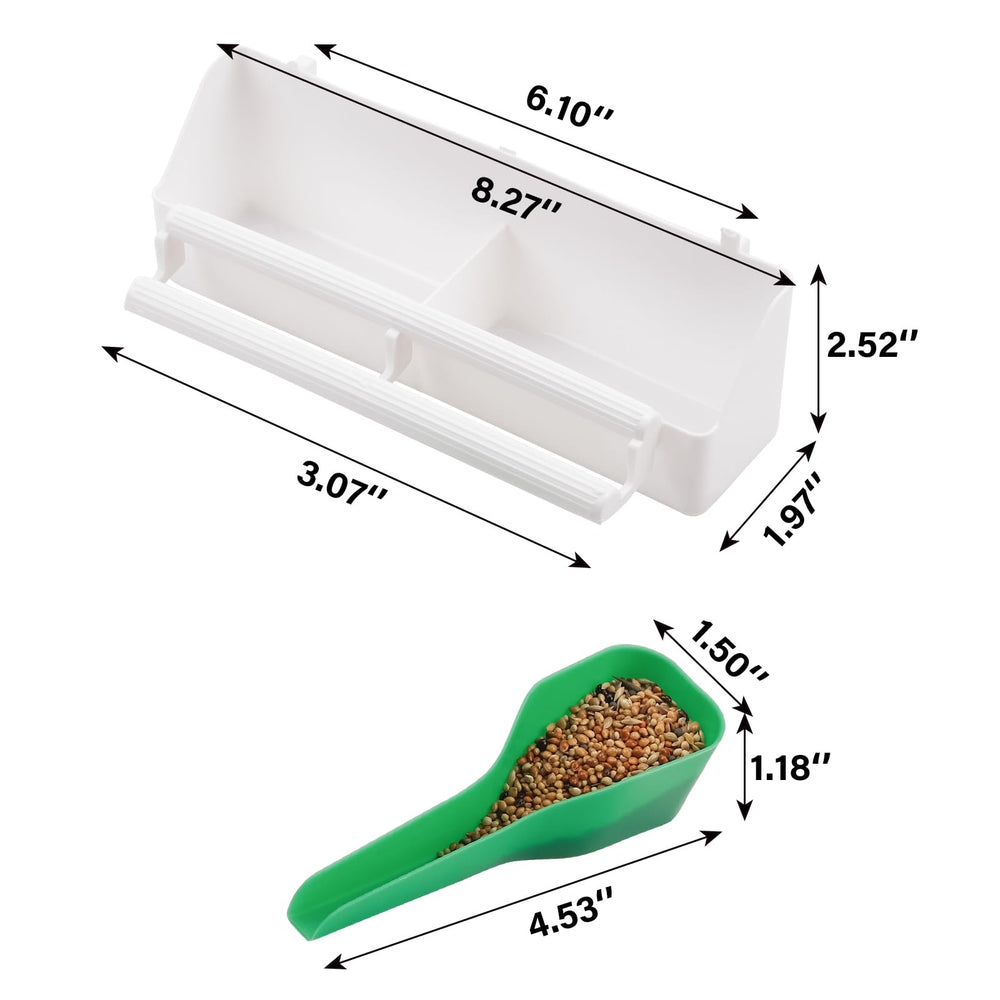 IBWell gamelle double compartiments pour nourriture et eau