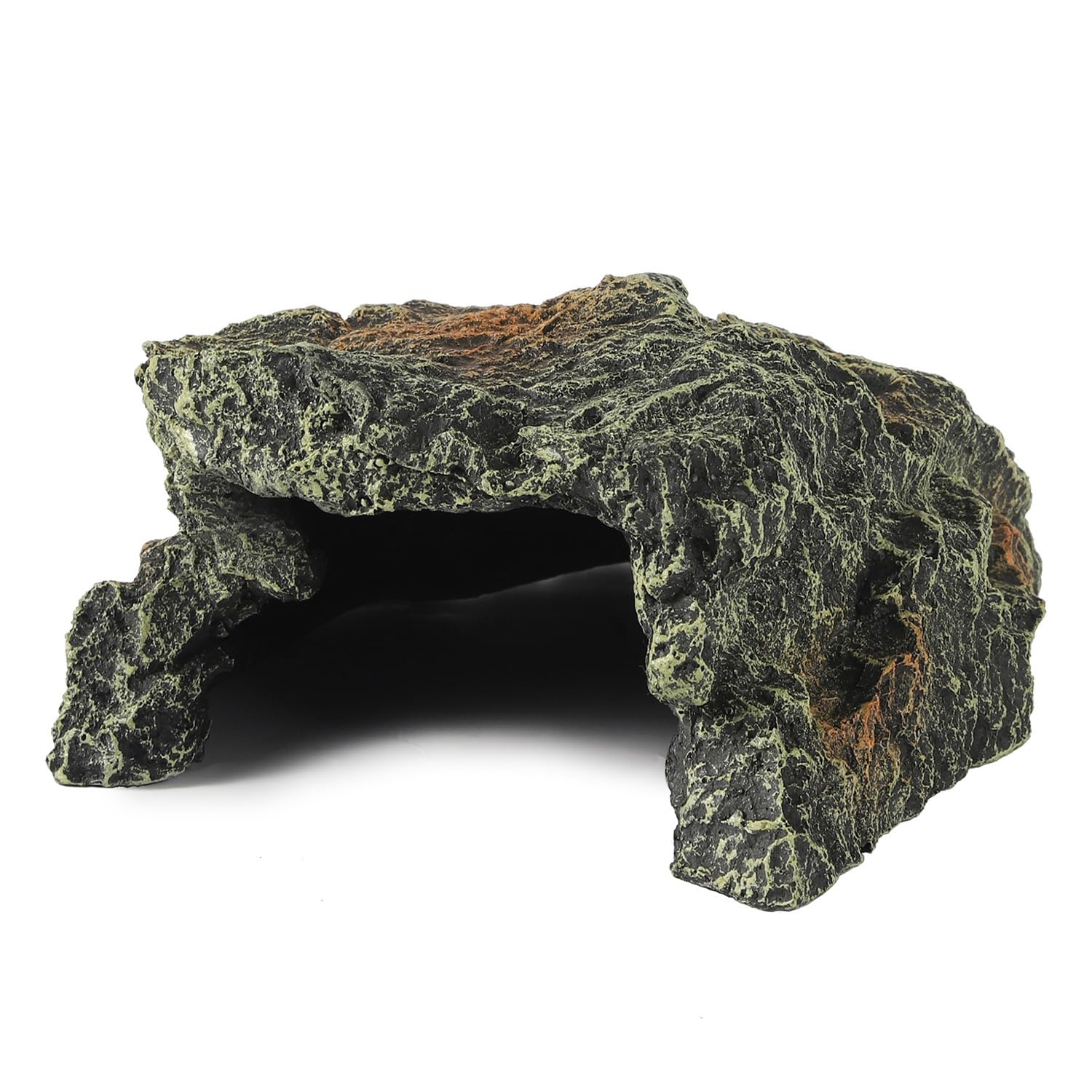 IBWell Grotte Roche Reptile Cachette pour terrarium, refuge naturel et sûr.