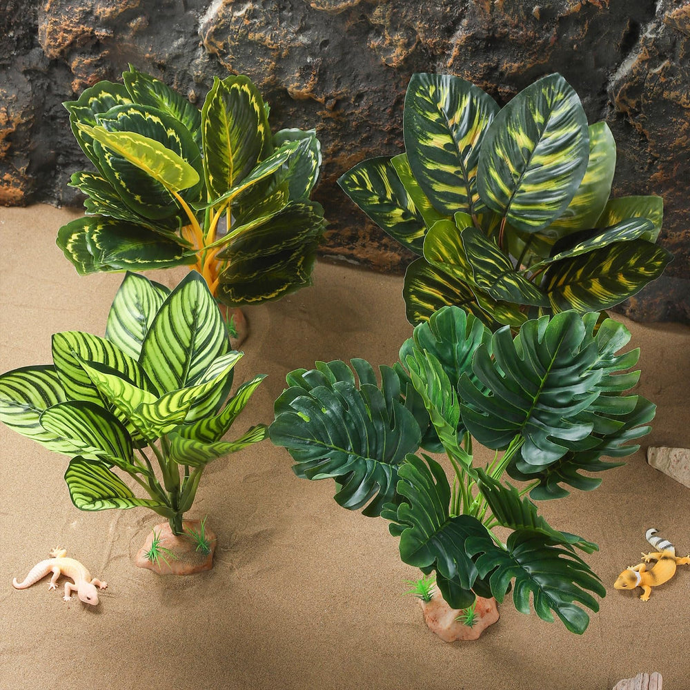 IBWell plante résistante pour terrarium, facile à nettoyer et à entretenir.