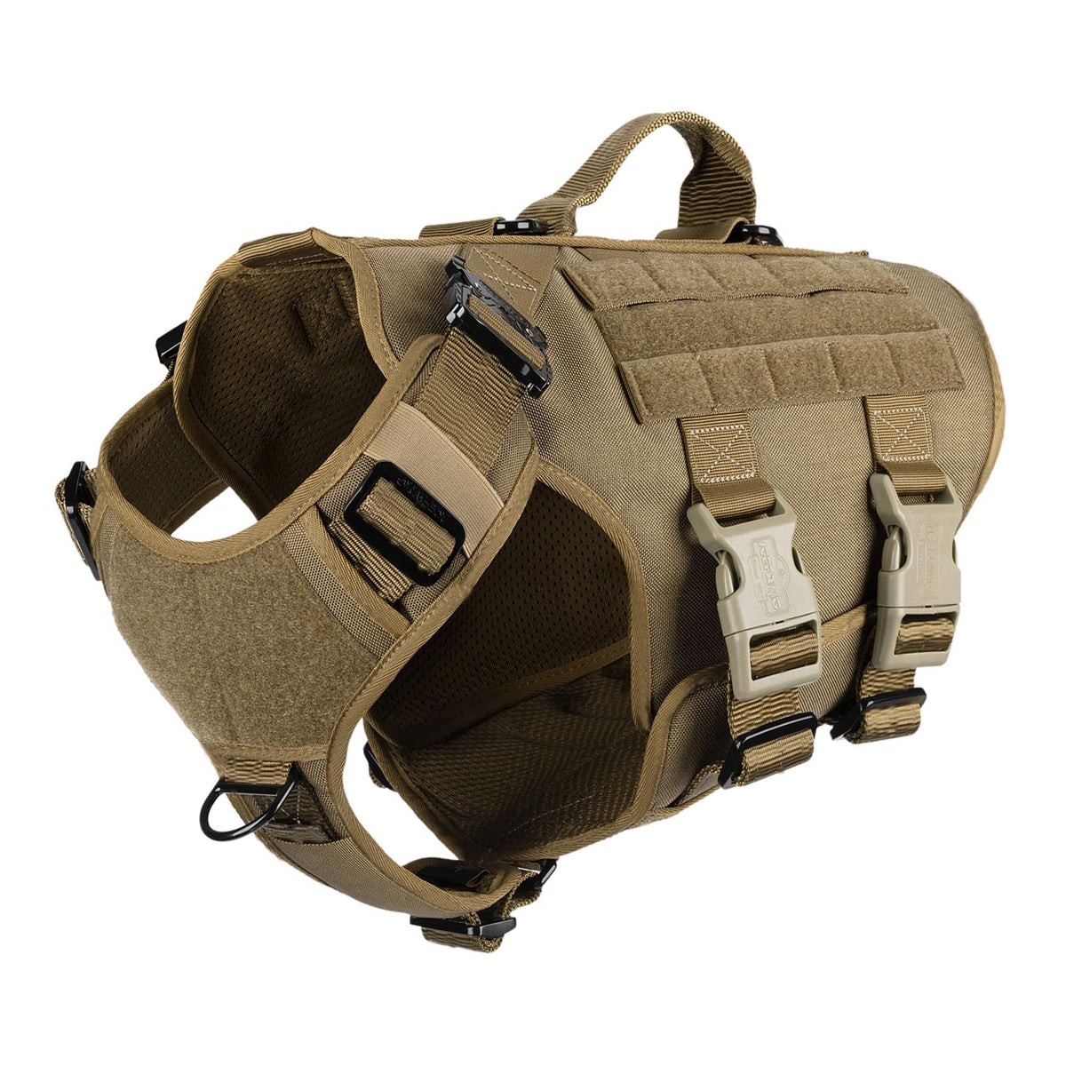 ICEFANG GN3 harnais tactique chien 6 boucles pour un ajustement rapide