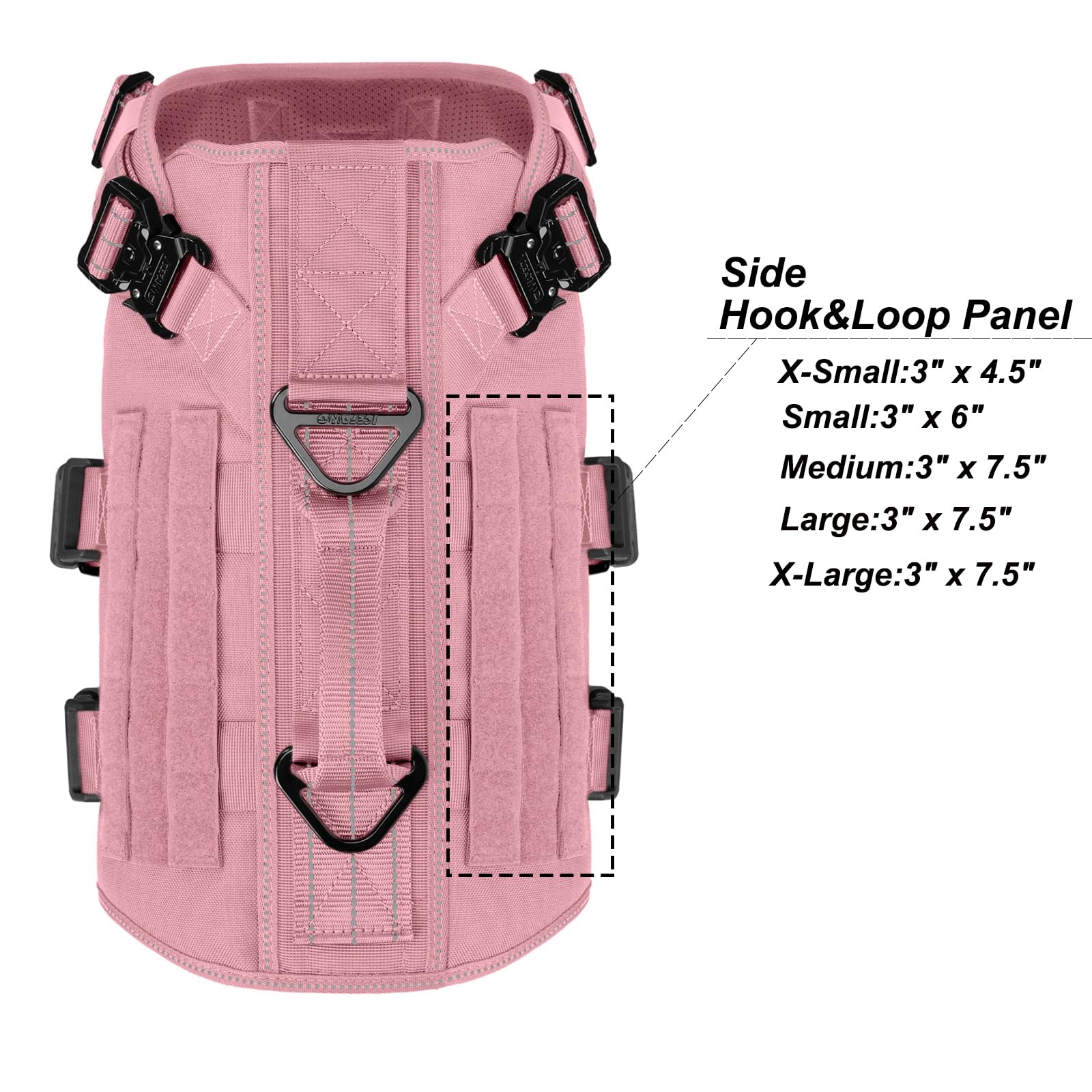 ICEFANG GN3 système MOLLE pour accessoires lors des sorties.