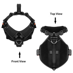 ICEFANG GN8, attache laisse avant, contrôle facilité lors des promenades.