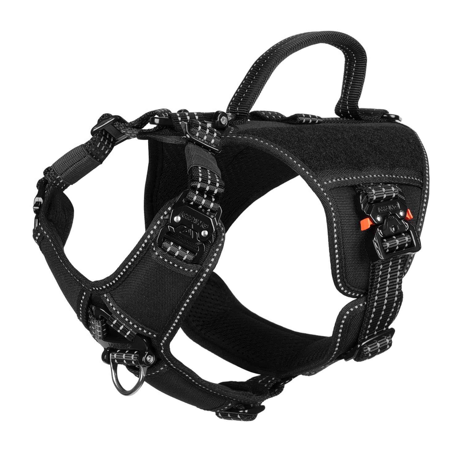 ICEFANG GN8, harnais pour petit chien, design tactique.