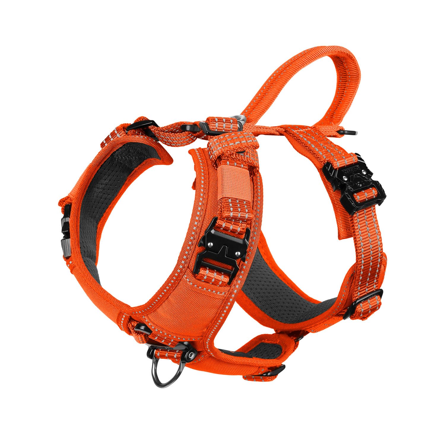 Harnais ICEFANG avec boucles métalliques, durables pour les promenades.