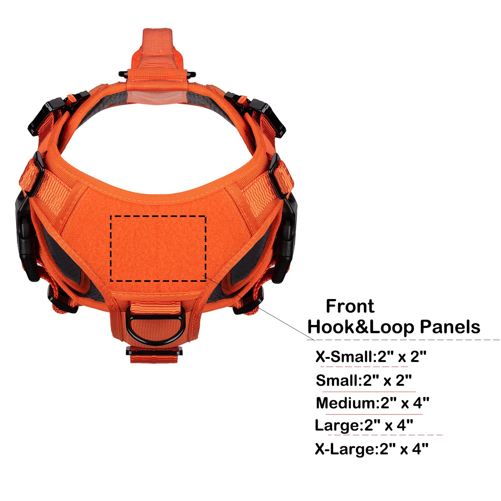 Panneau d’identification Velcro ICEFANG GN3 pour patch pendant les activités.