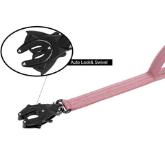 ICEFANG Laisse avec absorption élastique pour limiter les tirages brusques.