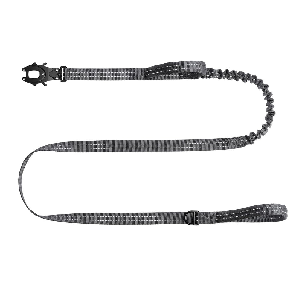ICEFANG Laisse Tactique Chien 6ft avec réflectivité pour promenades nocturnes.