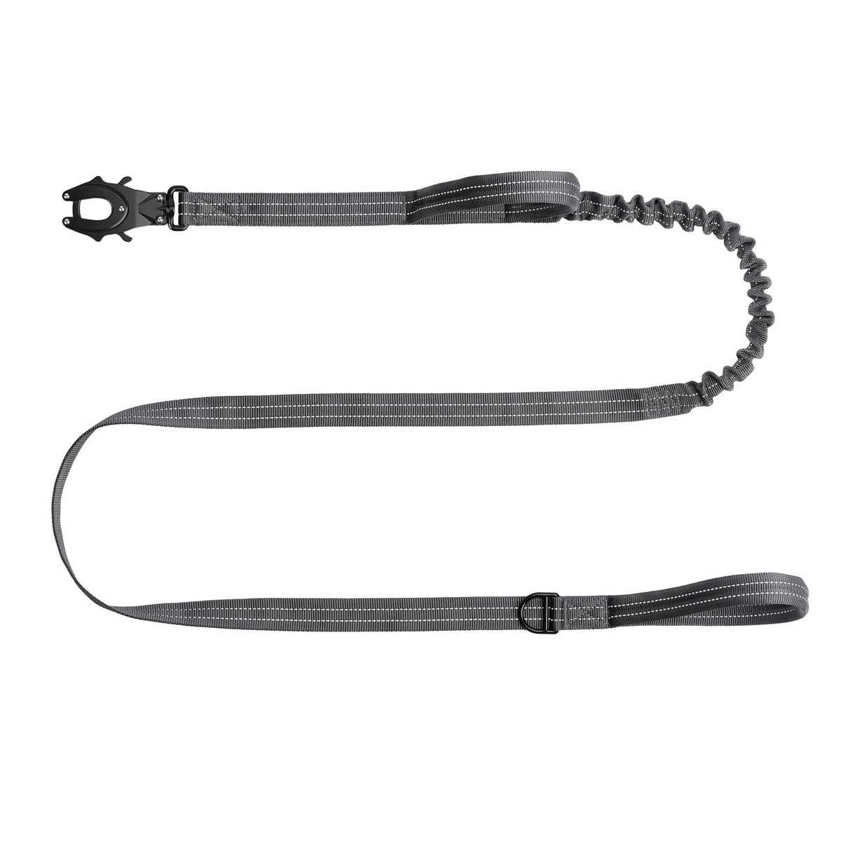 ICEFANG Laisse Tactique Chien 6ft avec réflectivité pour promenades nocturnes.