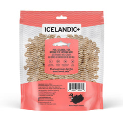 Icelandic+ Chips mini au saumon, texture croquante idéale pour l'entraînement.