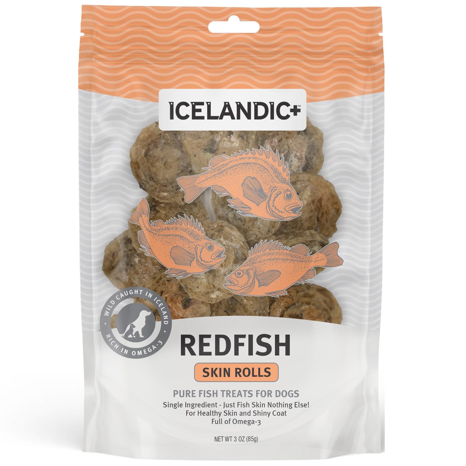 Icelandic+ Usage pour chiens sensibles, snack minimal et sûr
