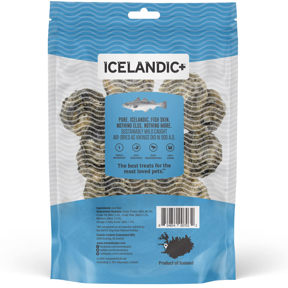Icelandic+ Omega-3 cod, croquant bénéfique pour peau et poil.