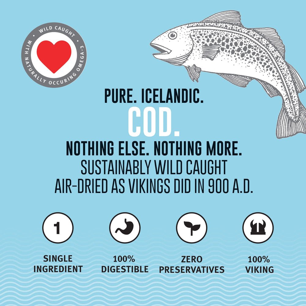 Séchage à l'air Viking sur Icelandic+ Morue Cube