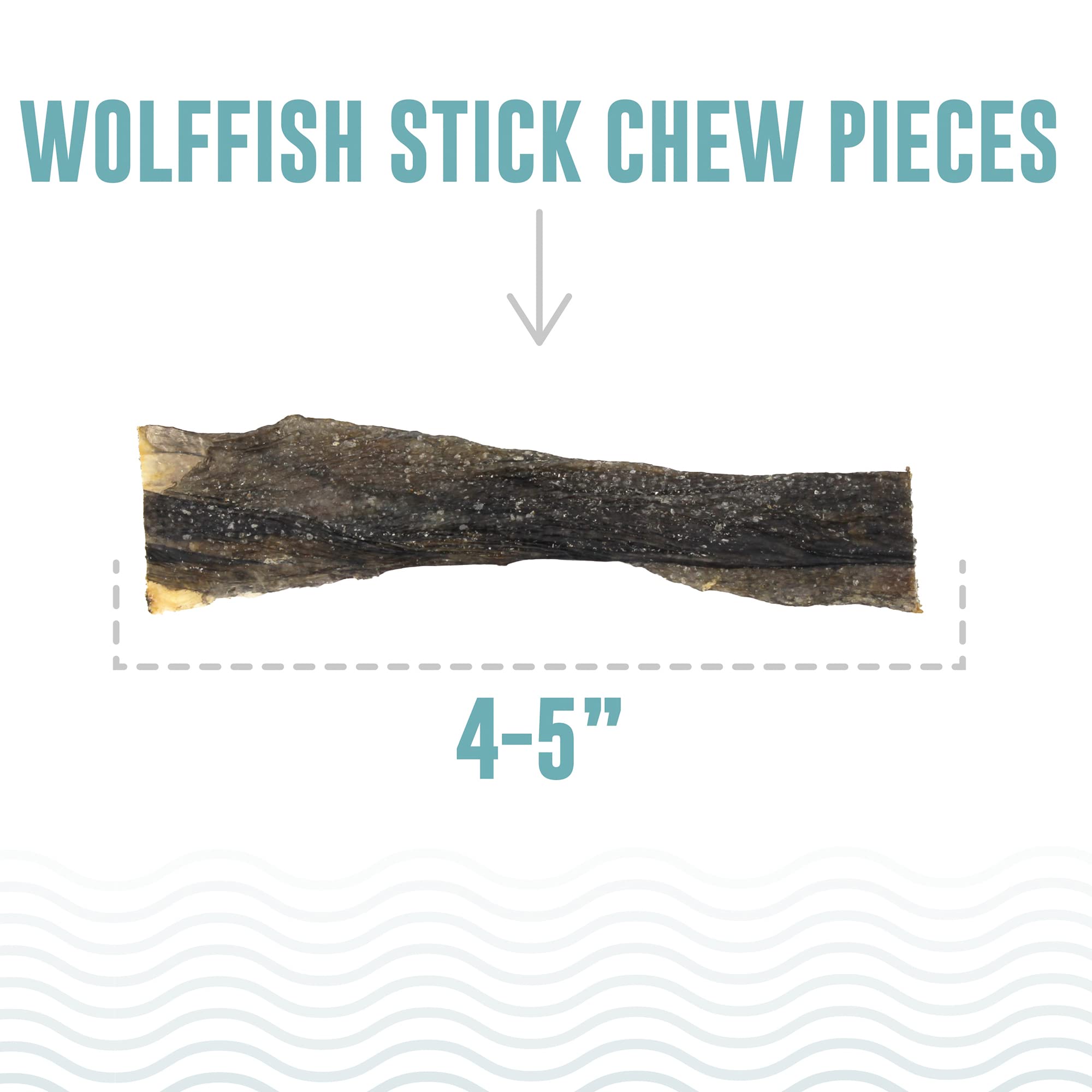 Icelandic+ Wolffish tranche séchée – croquant et odeur légère.