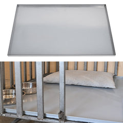 ICITYWALL bac-remplacement-chien galvanisé, durable et facile à nettoyer