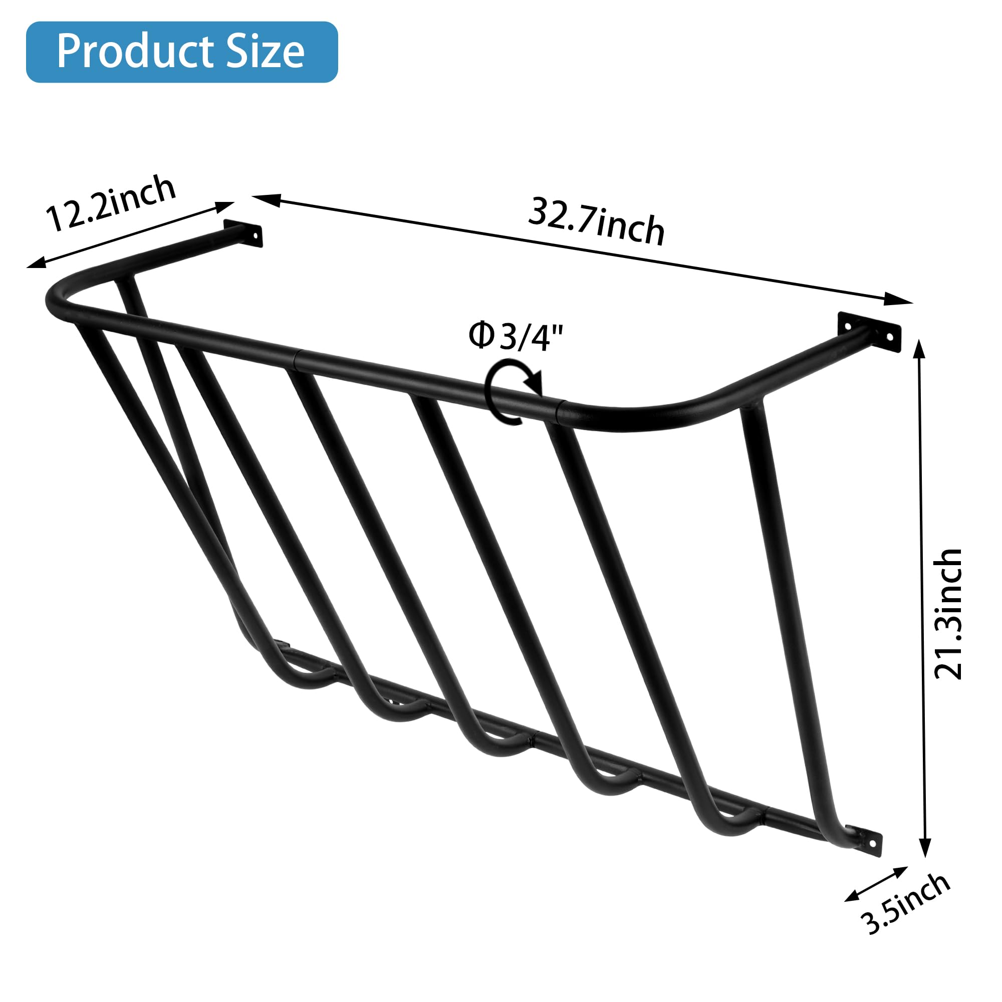 ICITYWALL cadre acier galvanise noir – structure robuste et durable.