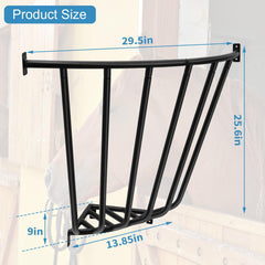 ICITYWALL grande capacité de stockage de foin pour plusieurs animaux.
