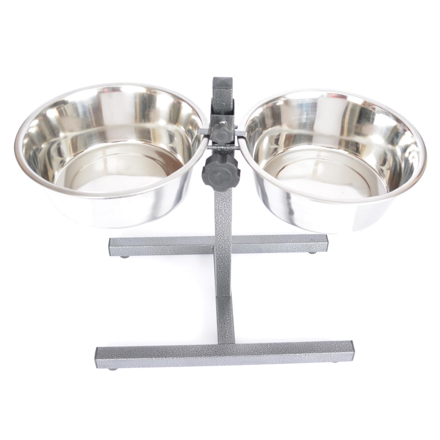 Iconic Pet dînette Double en H réglable avec base anti-glisse pour stabilité.