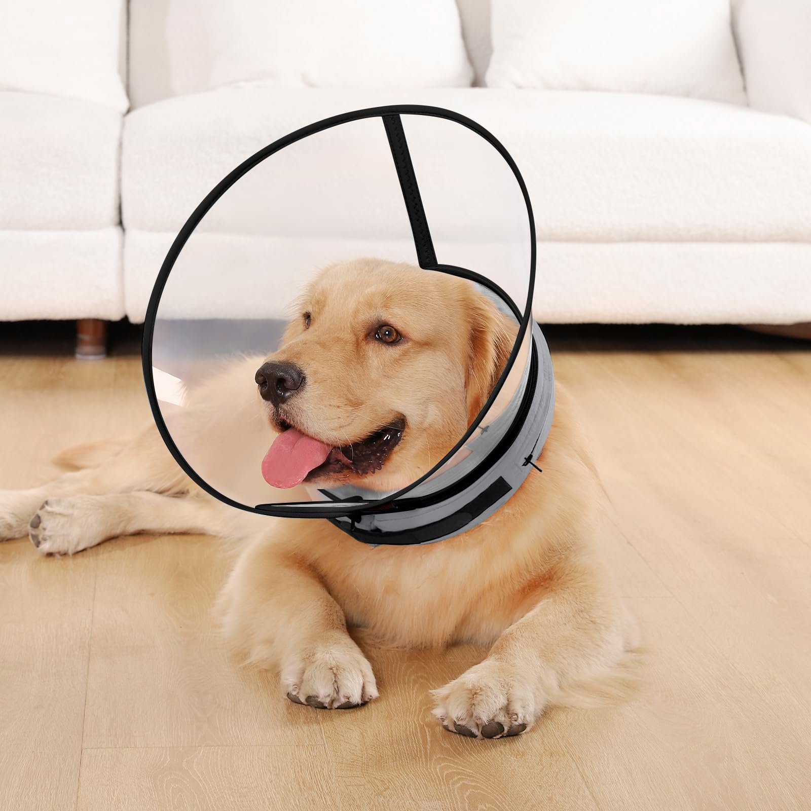 ICOYEA Donut Chien – housse lavable en machine, entretien facile.