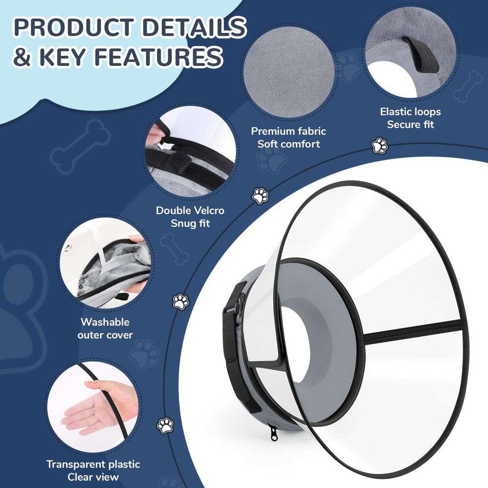 ICOYEA Donut Chien – protection renforcée avec bouclier amovible.