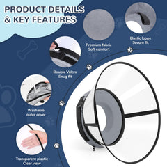 ICOYEA Donut Chien – protection renforcée avec bouclier amovible.