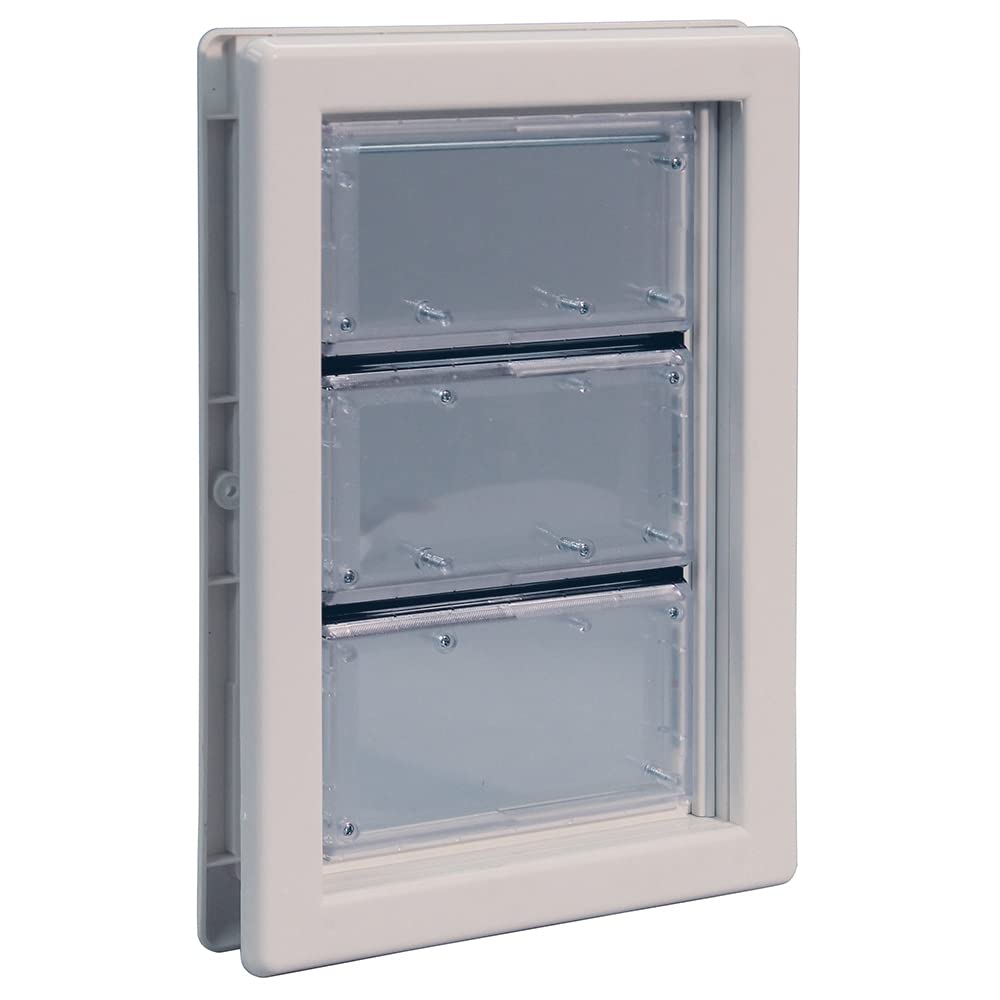 Ideal Pet Products Air Seal – volet fermé, meilleure isolation et réduction des courants.