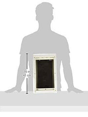 Dimensions de Ideal Pet: cadre et porte mesurent 14,88 x 2,13 x 8,94 pouces.