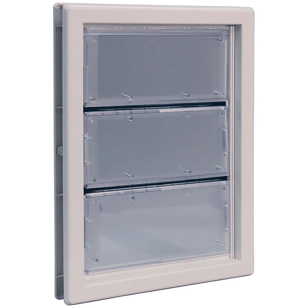 Porte pour animaux Ideal Pet Products Air Seal avec cadre télescopique et isolation renforcée.