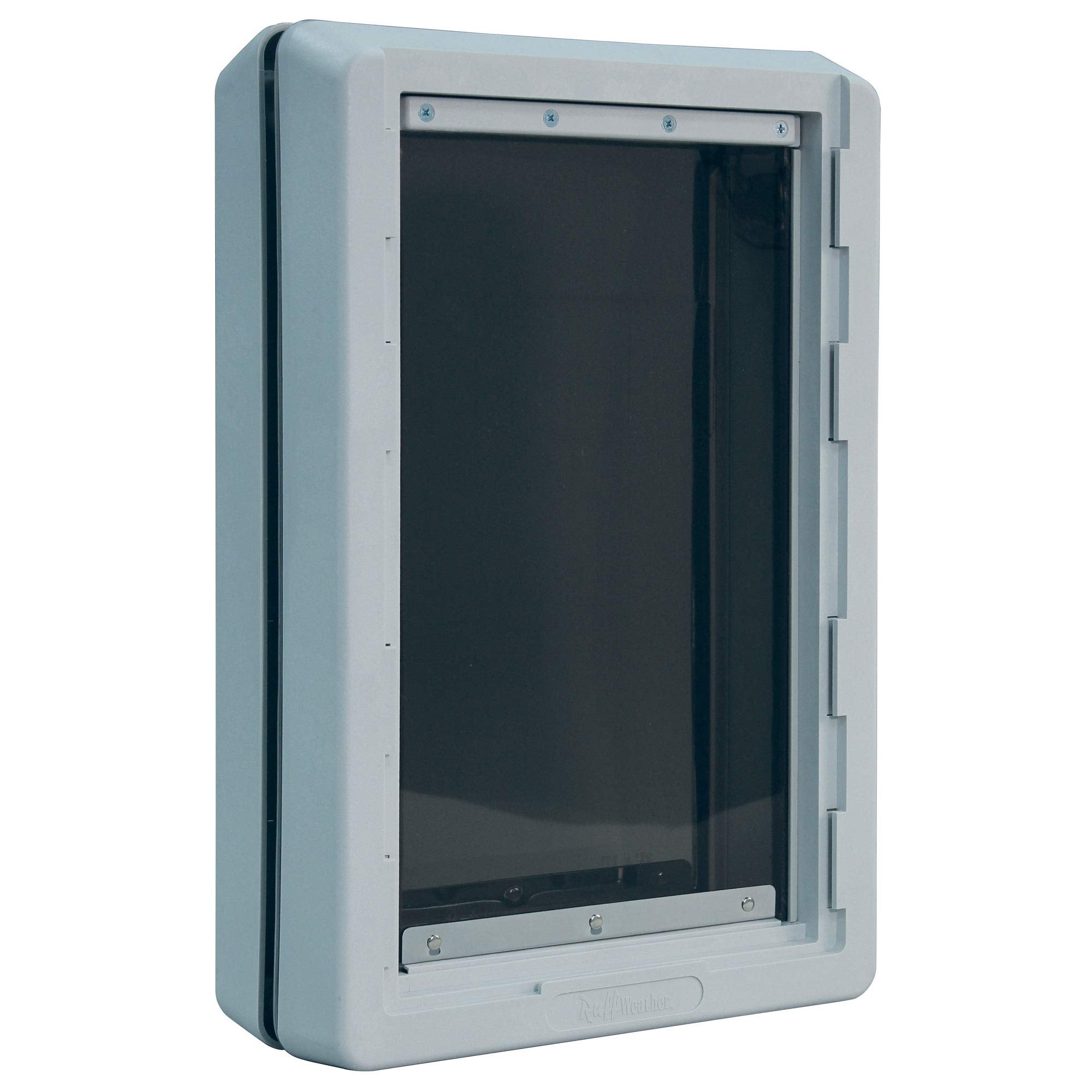 Porte Ruff-Weather d'Ideal Pet Products avec cadre télescopique, isolation accrue pour toutes les saisons.
