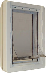 Porte Ideal Pet Products Ruff Weather: volets vinyle flexibles pour isolation efficace.