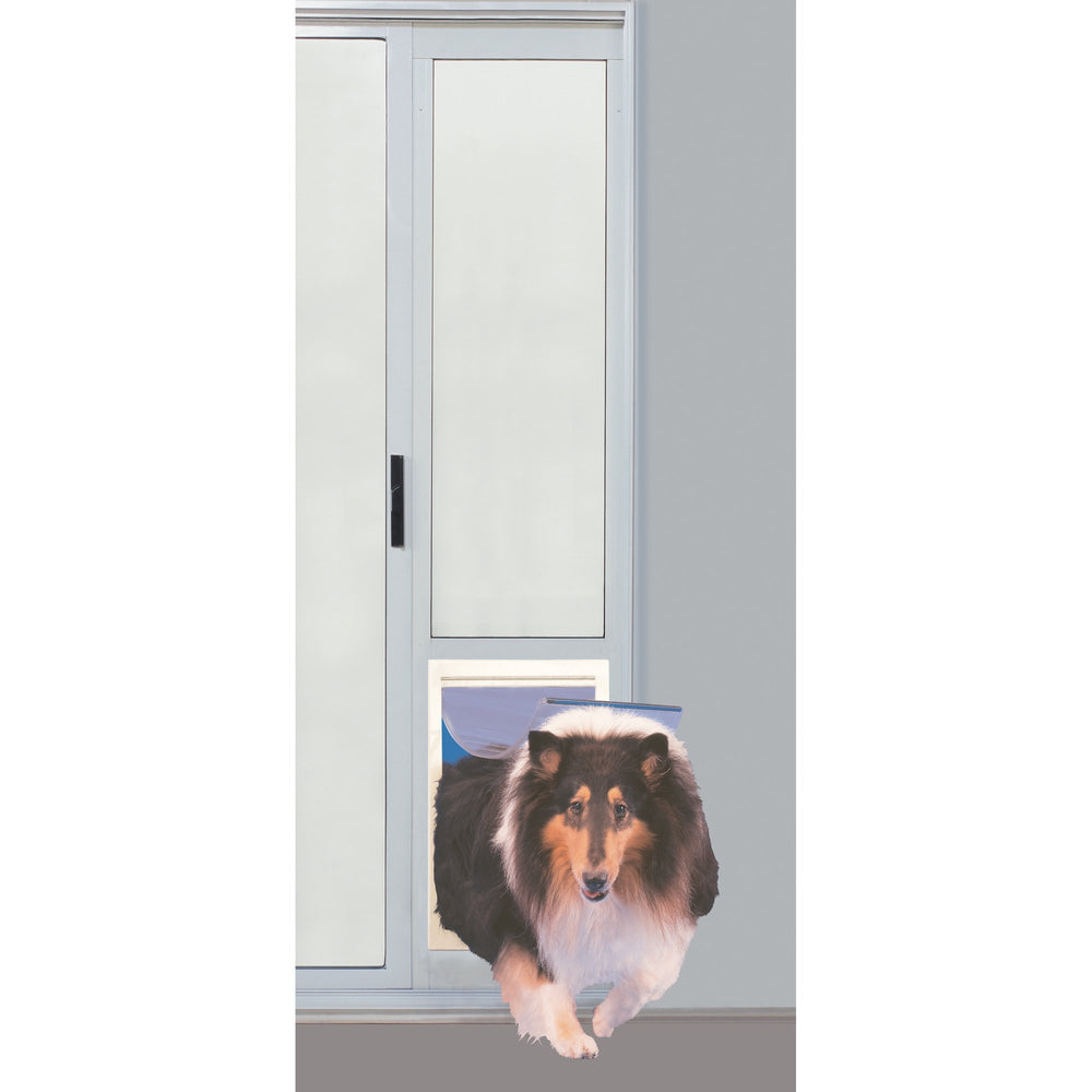 Rabat vinyle transparent de 10,5 x 15 po facilite le passage des animaux