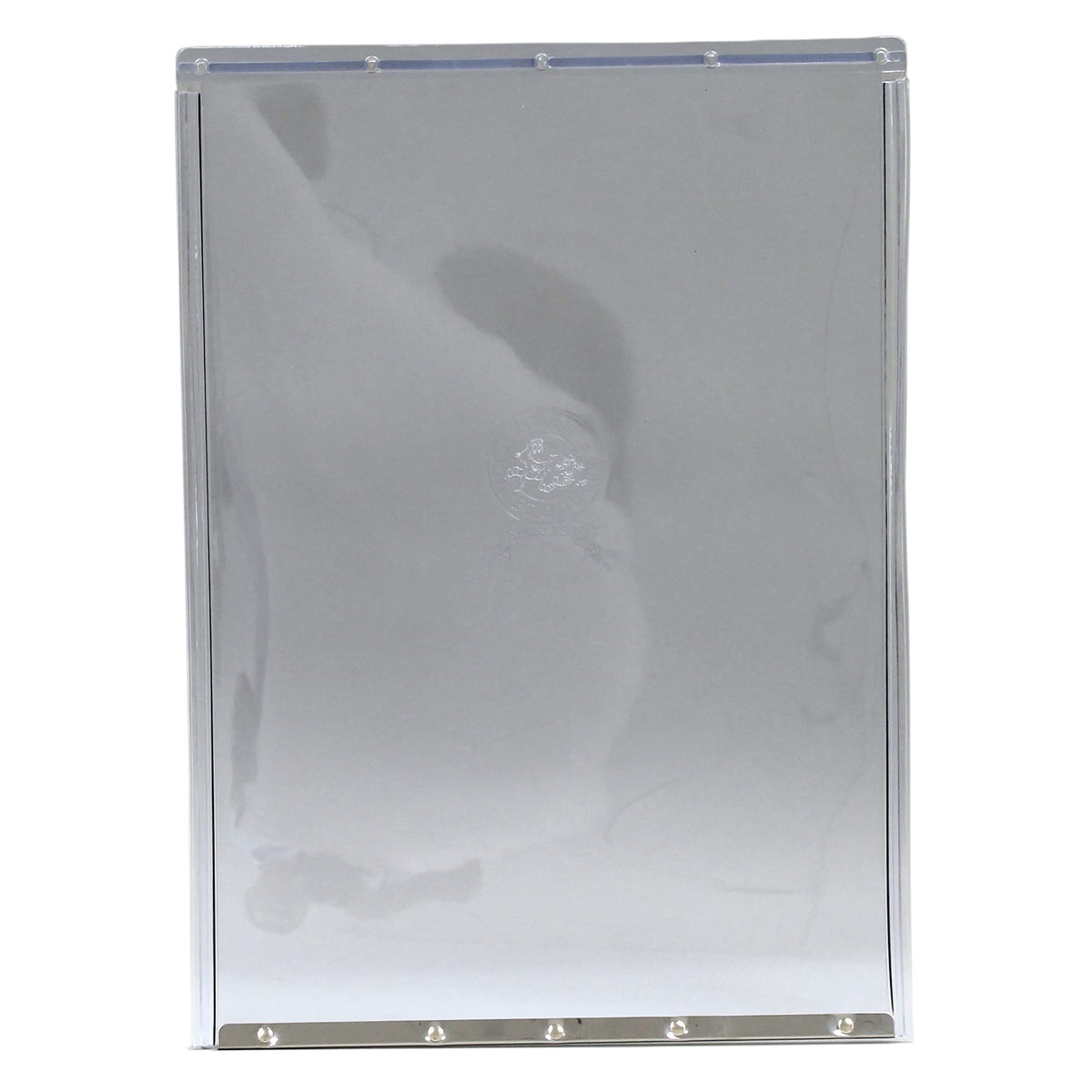 Rabat en vinyle transparent Ideal Pet Products, solution simple pour remplacer le volet d'une porte animale.
