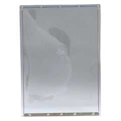 Rabat en vinyle transparent Ideal Pet Products, solution simple pour remplacer le volet d'une porte animale.