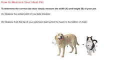 Ideal Pet Products volet vinyle clair assure visibilité et sécurité pour votre animal.