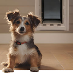 Pose et installation simple de la porte Ruff-Weather Ideal Pet pour un accès pratique.