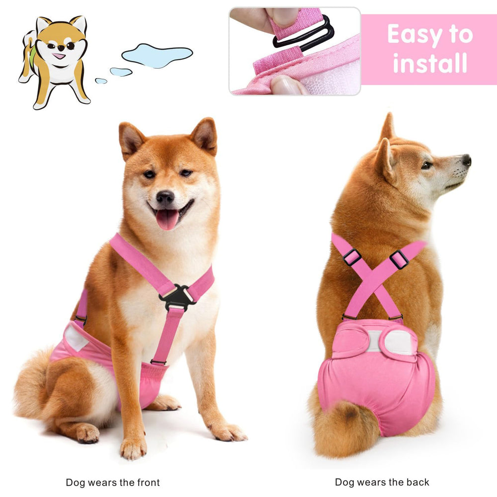 Idepet couches chienne femelle extérieure étanche pour protéger tapis et canapé.