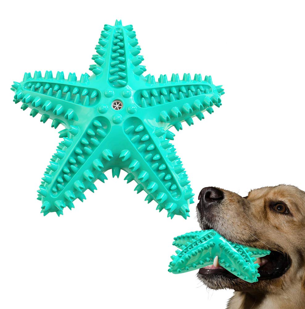 IDOLPET jouet-sifflement étoile de mer bleu flottant pour chiens dans l'eau