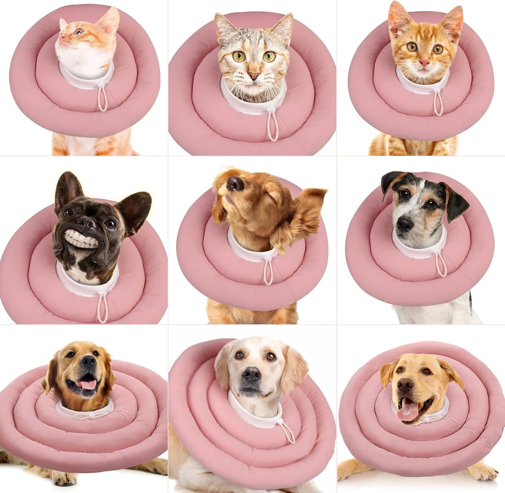IDOMIK collier recuperation-animaux-rose pratique et facile à entretenir.