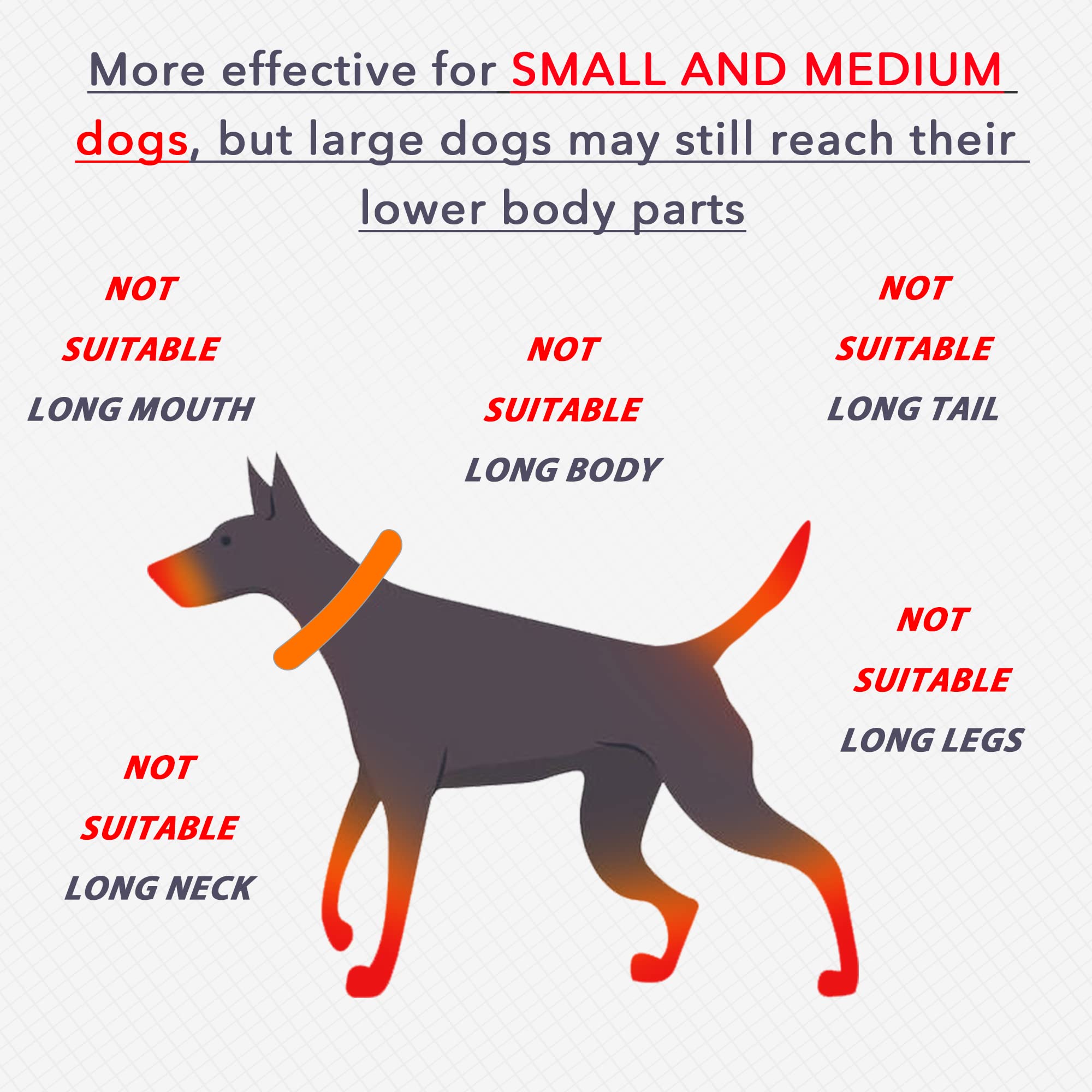 IDOMIK collier récupération tailles variées pour chiens et chats.