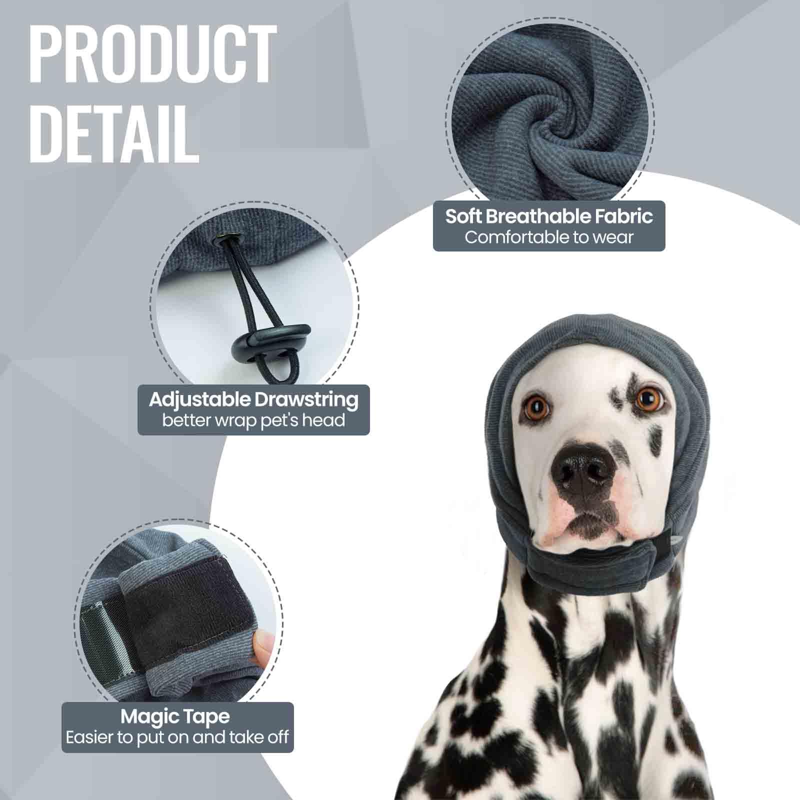 IDOMIK Habillage Chien securite-oreilles: réduit le risque de blessure pendant le jeu.