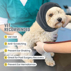 IDOMIK Habillage Chien reduction-bruit: apaise lors d'événements bruyants.