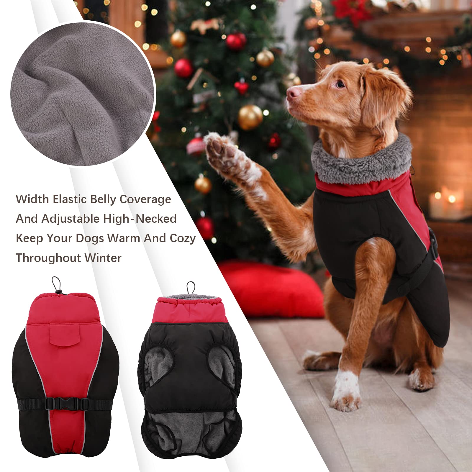 IDOMIK manteau hiver chien adapté à usage intérieur et extérieur au quotidien