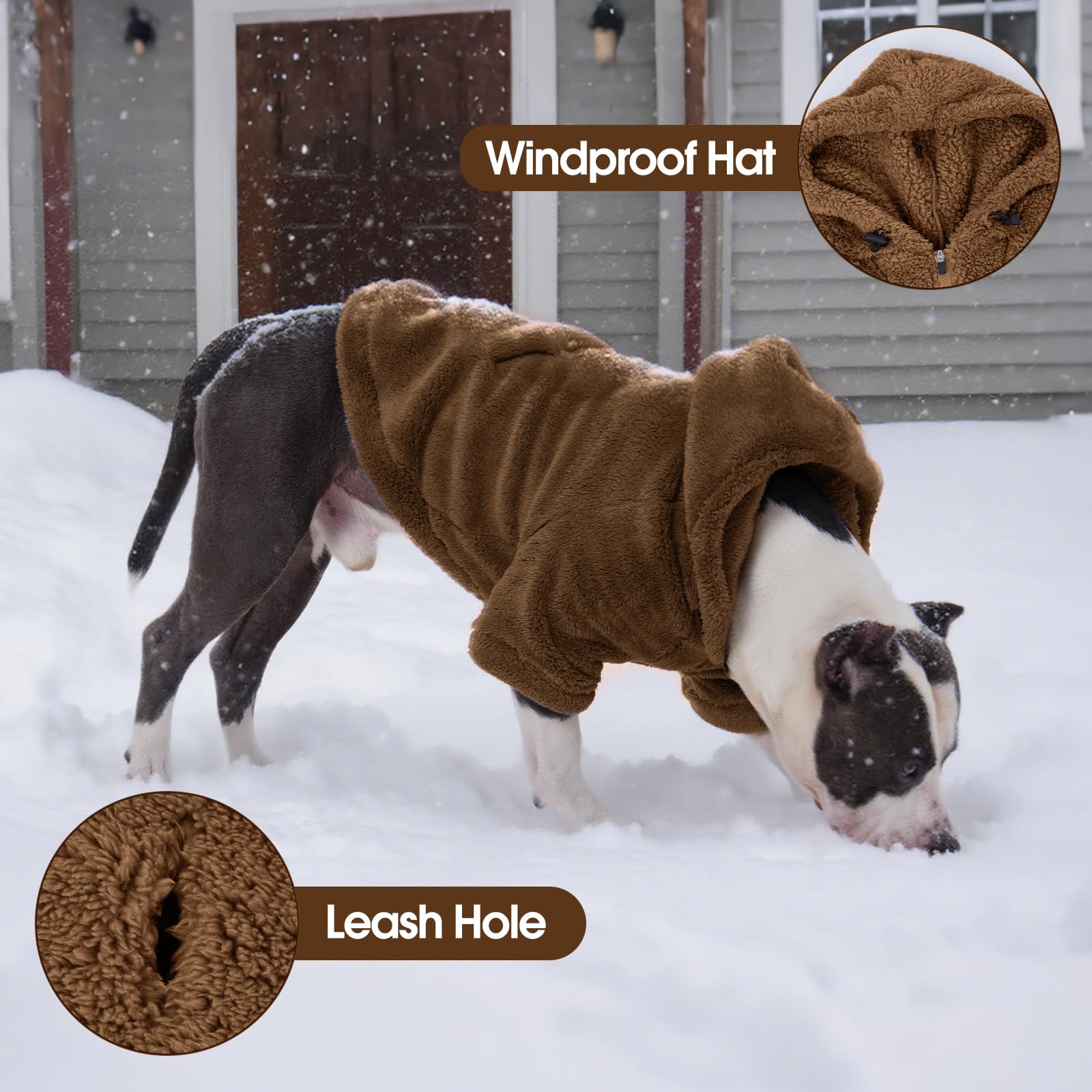 IDOMIK pull d'hiver pour promenades hivernales tissu épais