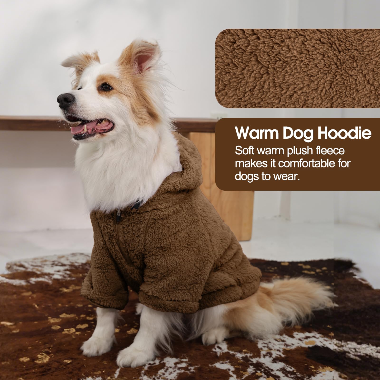 IDOMIK capuche chien au style festif Noël