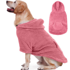 IDOMIK pull-chien-poilu capuche reglable, chaleur douce pour balades fraîches.