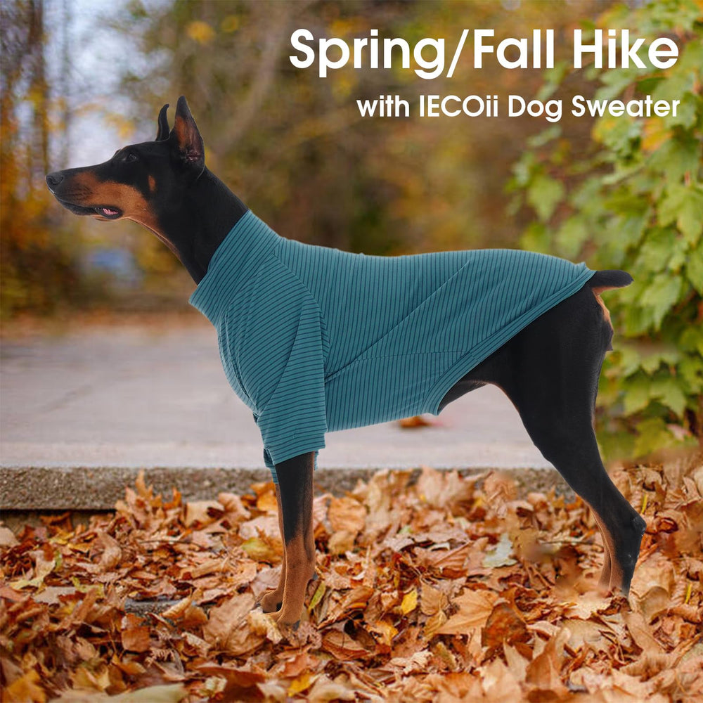 IECOii gilet polaire chien XXL – utilisation extérieure idéale en automne et hiver.